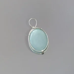 Colgante de Larimar Ovalo foto 3
